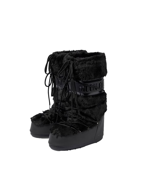 Moon Boot Icon faux fur-trimmed snow boots