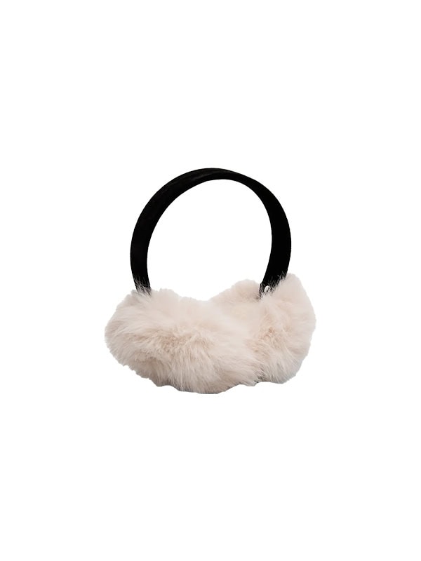 Surell Accessories Faux Fur Earmuffs W/ Velvet Band