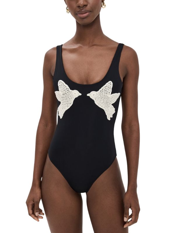 Shop The Look Sea Sally Crochet One Piece swimsuit