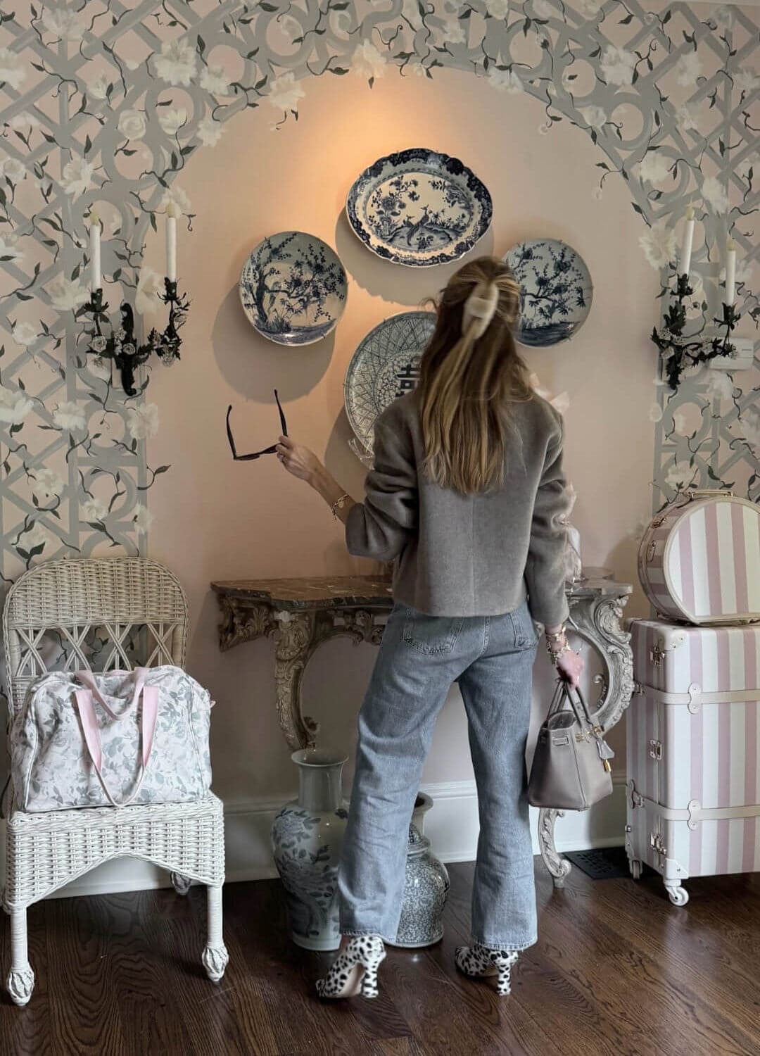 easy fall outfit with jeans and jacket