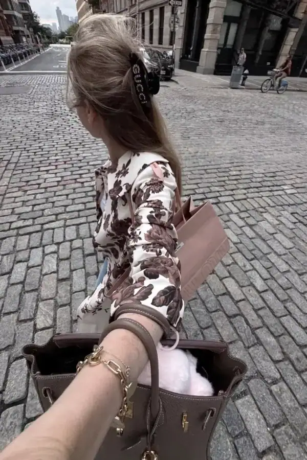 Antonio Melani x Style Bungalow Chintz Canvas Floral Print Peter Pan Collar Car Coat