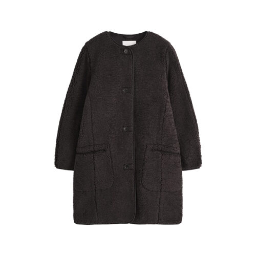 cos LONGLINE TEDDY JACKET