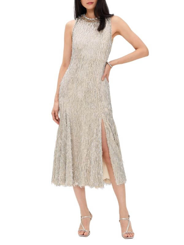 beaded dress for wedding guest