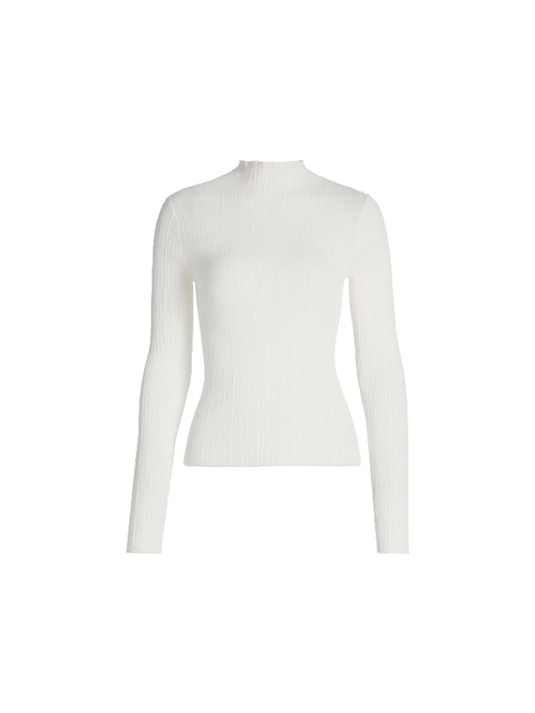 A.L.C. Hugh Textured Cotton-Blend Top