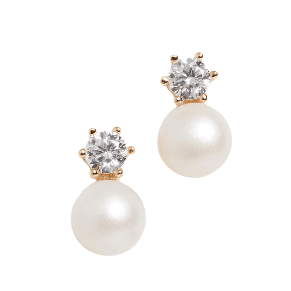Amazon Unknown Women's Bliss Earrings Pearl Under $100 Finds