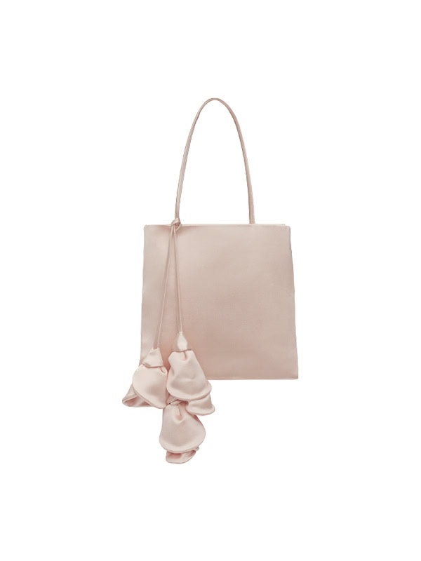 Blush Balletcore Magda Butrym Pink Satin Julia Bag