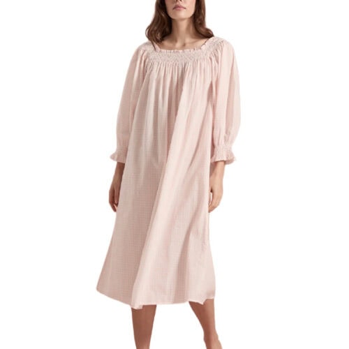 pink gingham nightgown