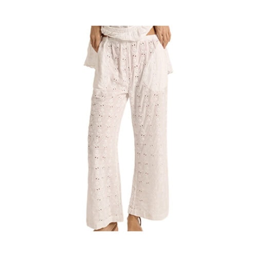 eyelet white pants from la maregold