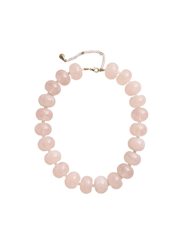 pink beaded bracelet