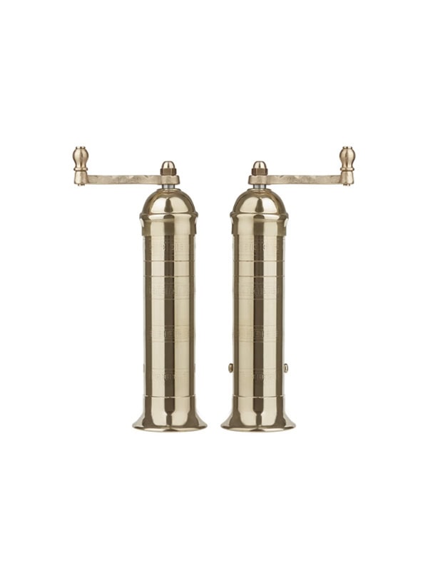 Rebecca Udall Brass Salt & Pepper Mill Set