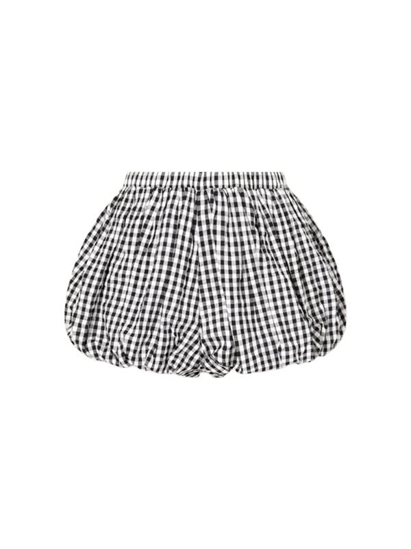 gingham bloomer shorts