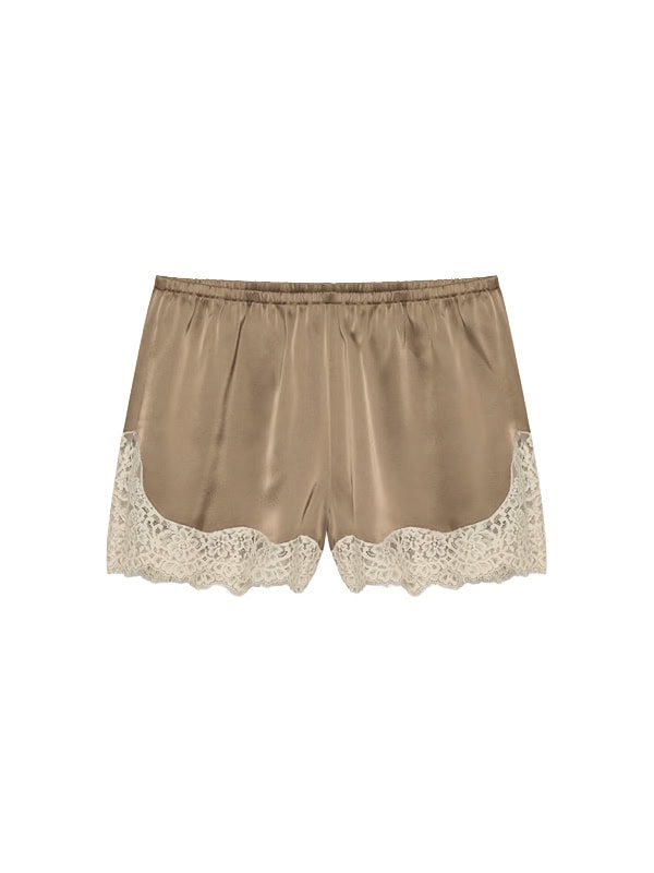 lace satin shorts