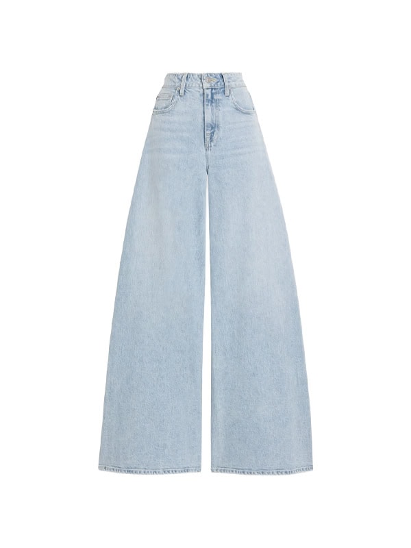 SIMKHAI High-rise wide-leg jeans