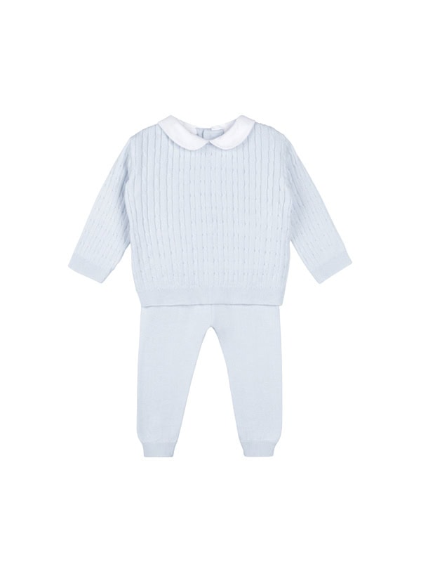 FELTMAN BROTHERS Boys Peter Pan Cable Knit Set