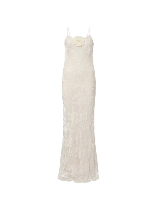 Rodarte Devoré floral velvet gown