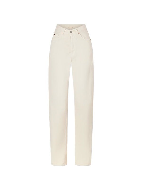 SAINT LAURENT High-rise wide-leg jeans
