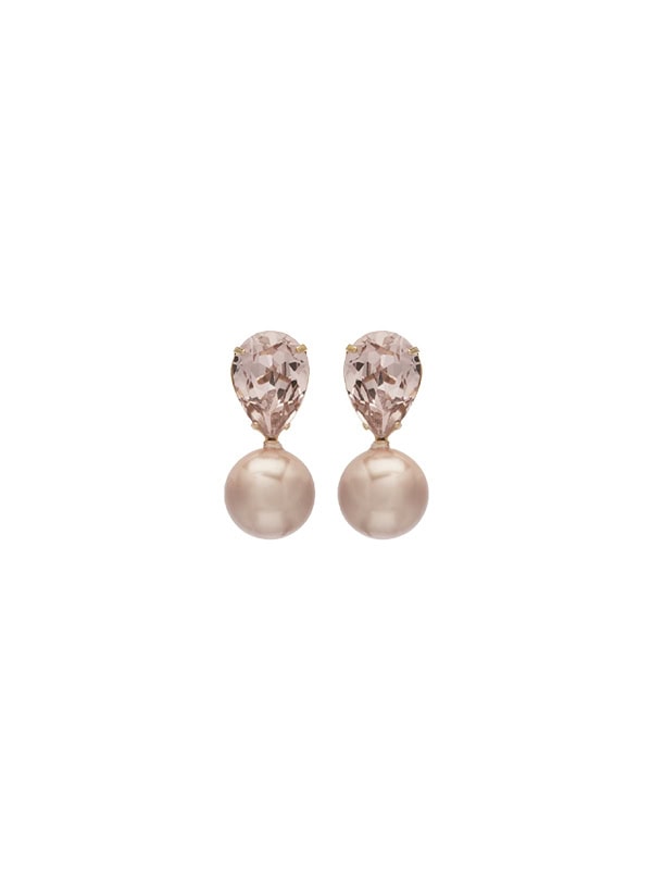 Jennifer Behr Simone crystal-embellished pearl earrings