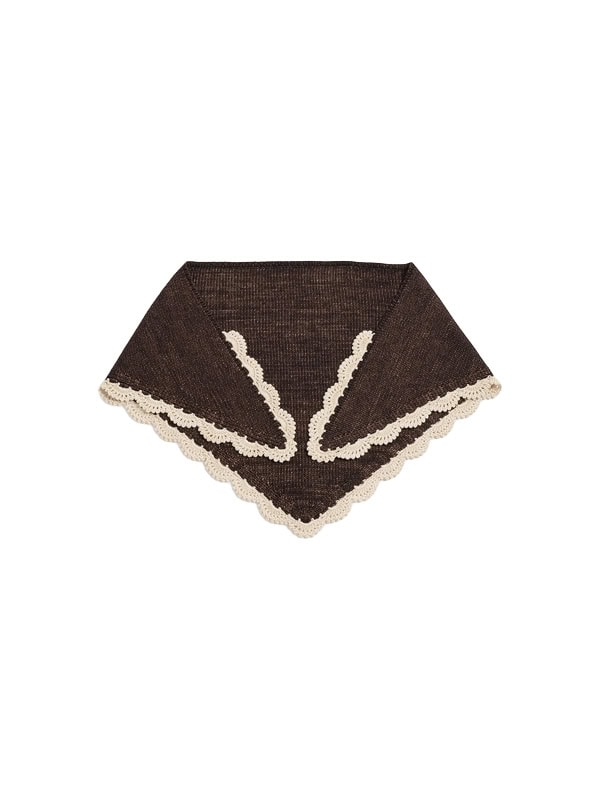 Loeffler Randall Monty Merino Wool Triangle Scarf Monty Merino Wool Triangle Scarf