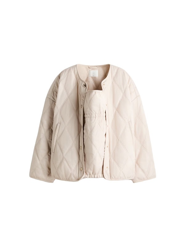 H&M MAMA Before & After Quilted Babywearing Jacket