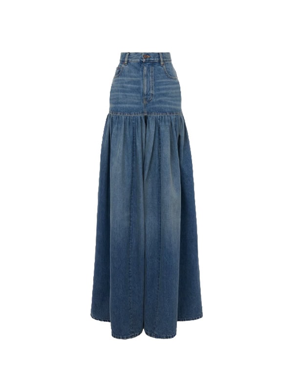 CHLOE High-rise balloon jeans in denim