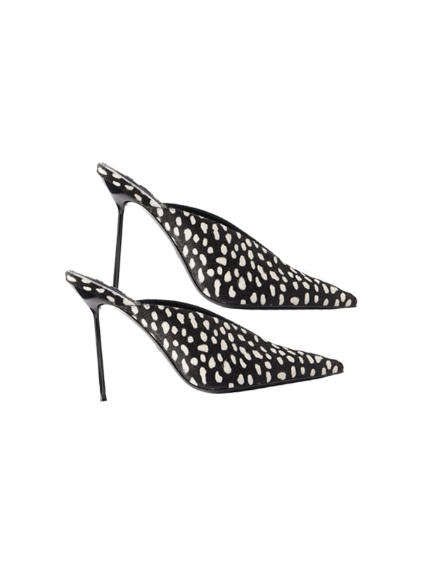 PARIS TEXAS Lidia 105 printed calf hair mules