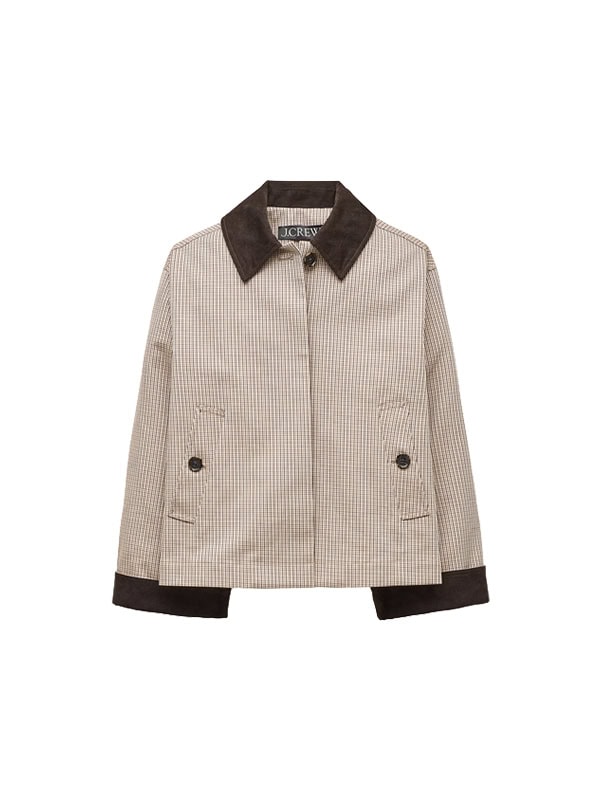 J.CREW 2026 Barn Jacket™ in plaid double-faced cotton