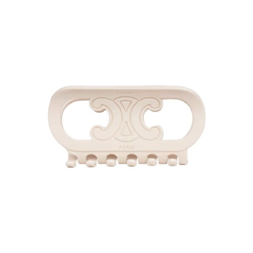 CELINE MAILLON TRIOMPHE HAIR CLAW IN ACETATE AND STEEL