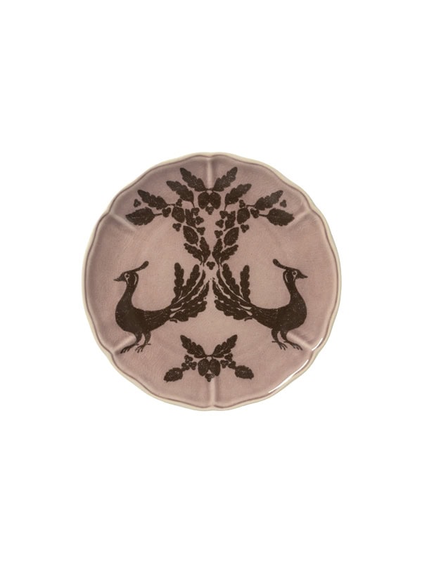 Set 4 Salad/Dessert Plates Forest