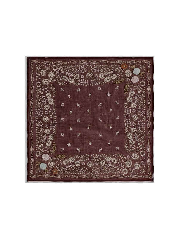 Chan Luu Women's Embroidered Floral Bandana