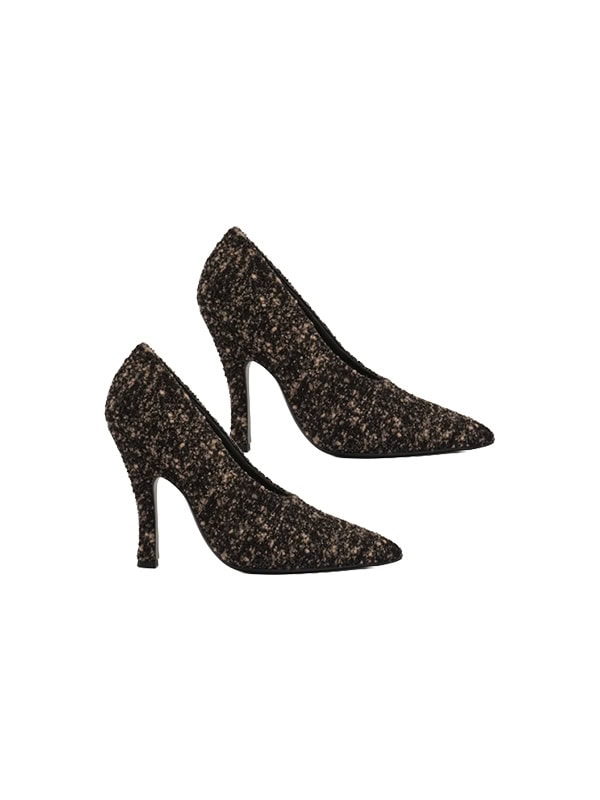 MAGDA BUTRYM Loom-woven pointed pumps in black