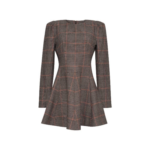 cute plaid mini dress