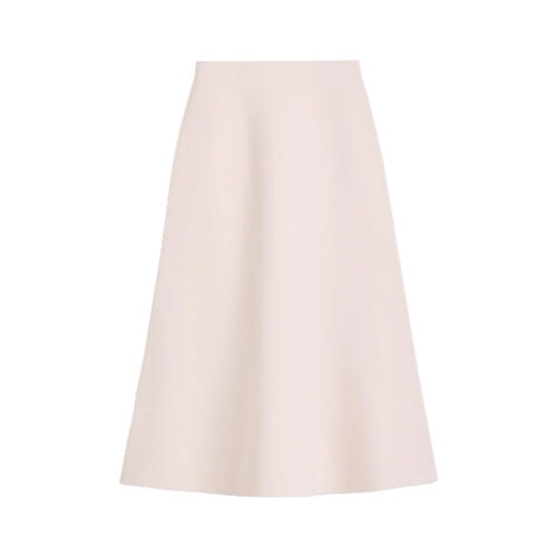 cream skirt set