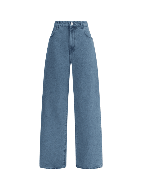 Rohe five pocket baggy jeans women's