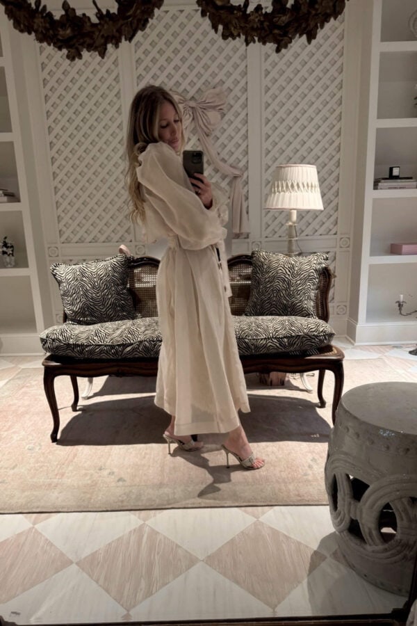 Emily's all white office look