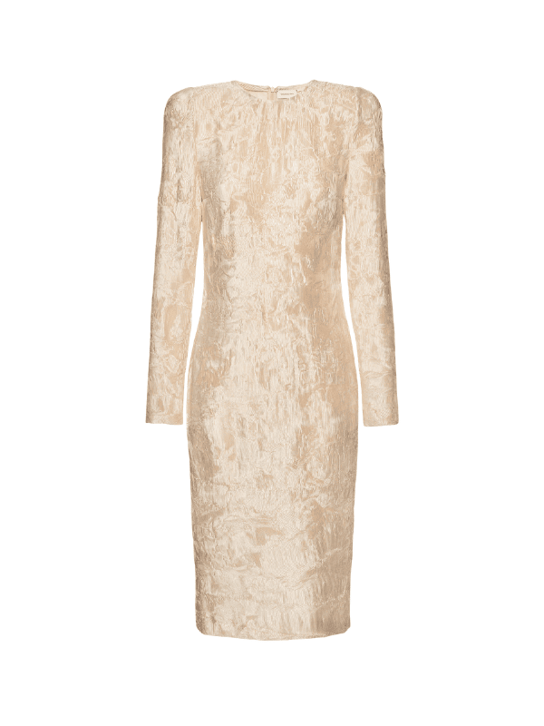 Magda Butrym Crushed Velvet Midi Dress
