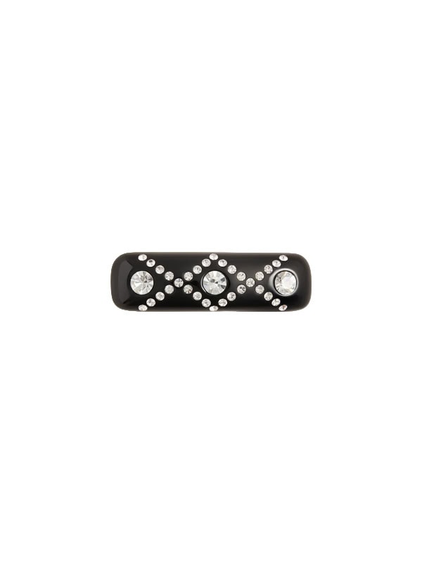 Tuckernuck Accessories Black and Crystal Barrette