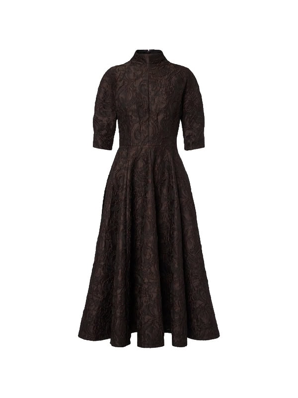 Emilia Wickstead Quinley cloqué midi dress