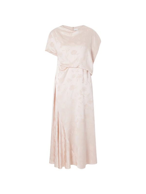 ERDEM Floral-jacquard crepon midi dress