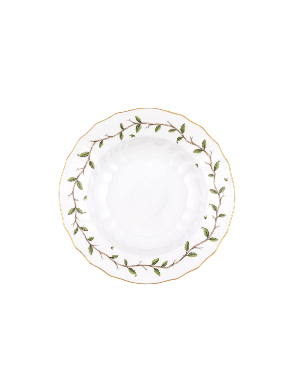 Herend Rothschild Garden Rim Soup Plate